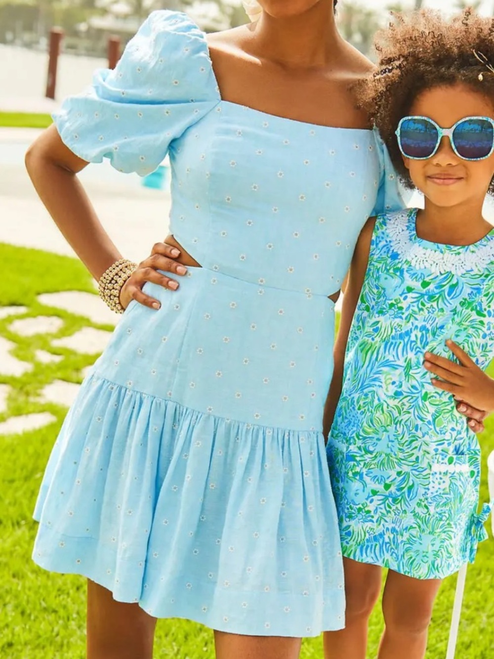 {Lilly Pulitzer} Brand New Kylanne Elbow Sleeve Embroidered Linen Dress